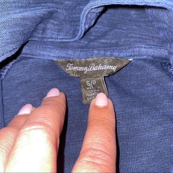 6 Tommy Bahama cowl neck zip up - Picture 5 of 8